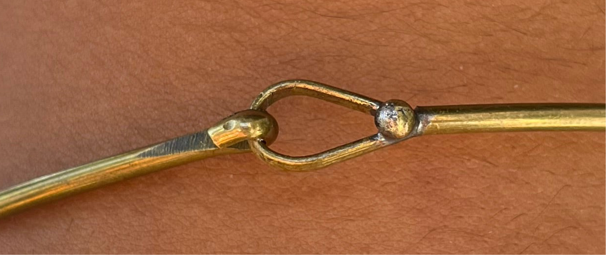 Vintage Collier mit Statement-Anhänger