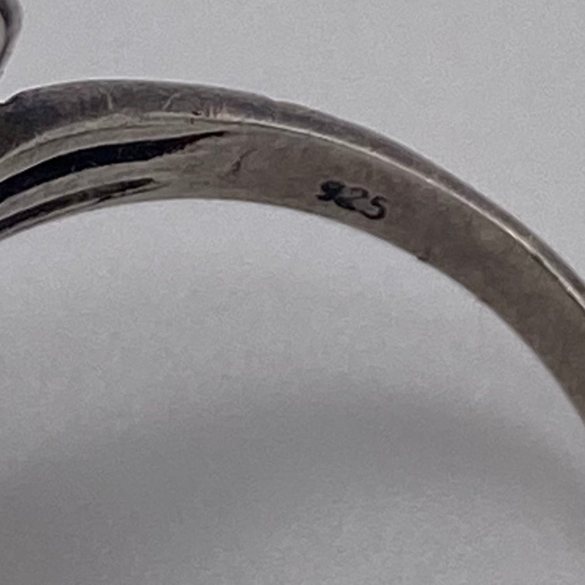 Vintage Ring mit Perlmutt 925 Silber
