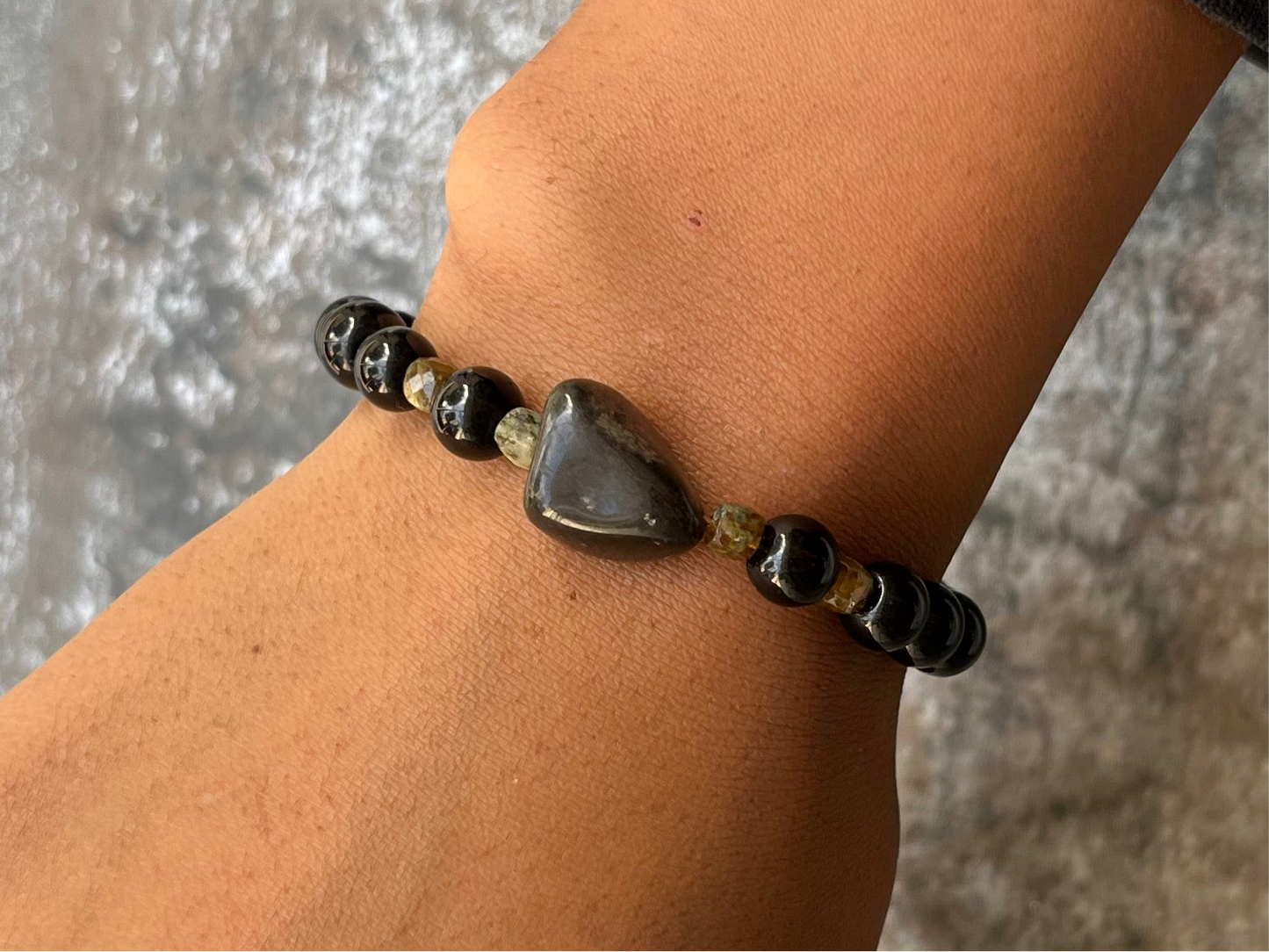 Unikat Handgemachtes Onyx Armband
