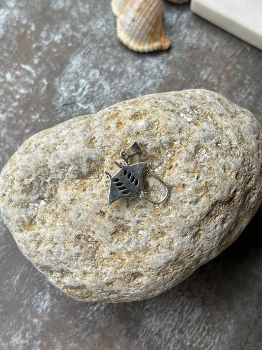 Anhänger Rochen 925 Silber