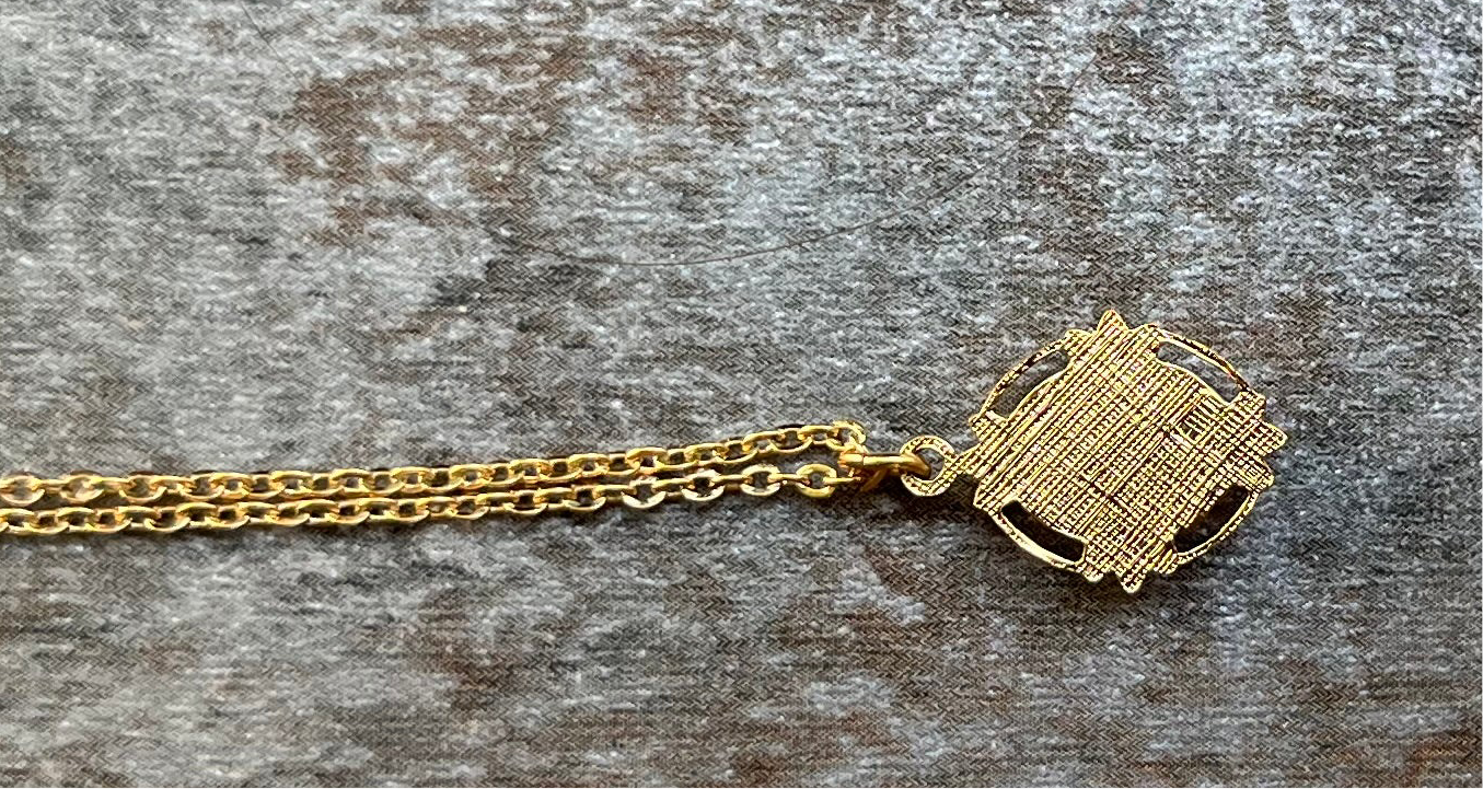 Vintage Kette mit kleinem Anhänger