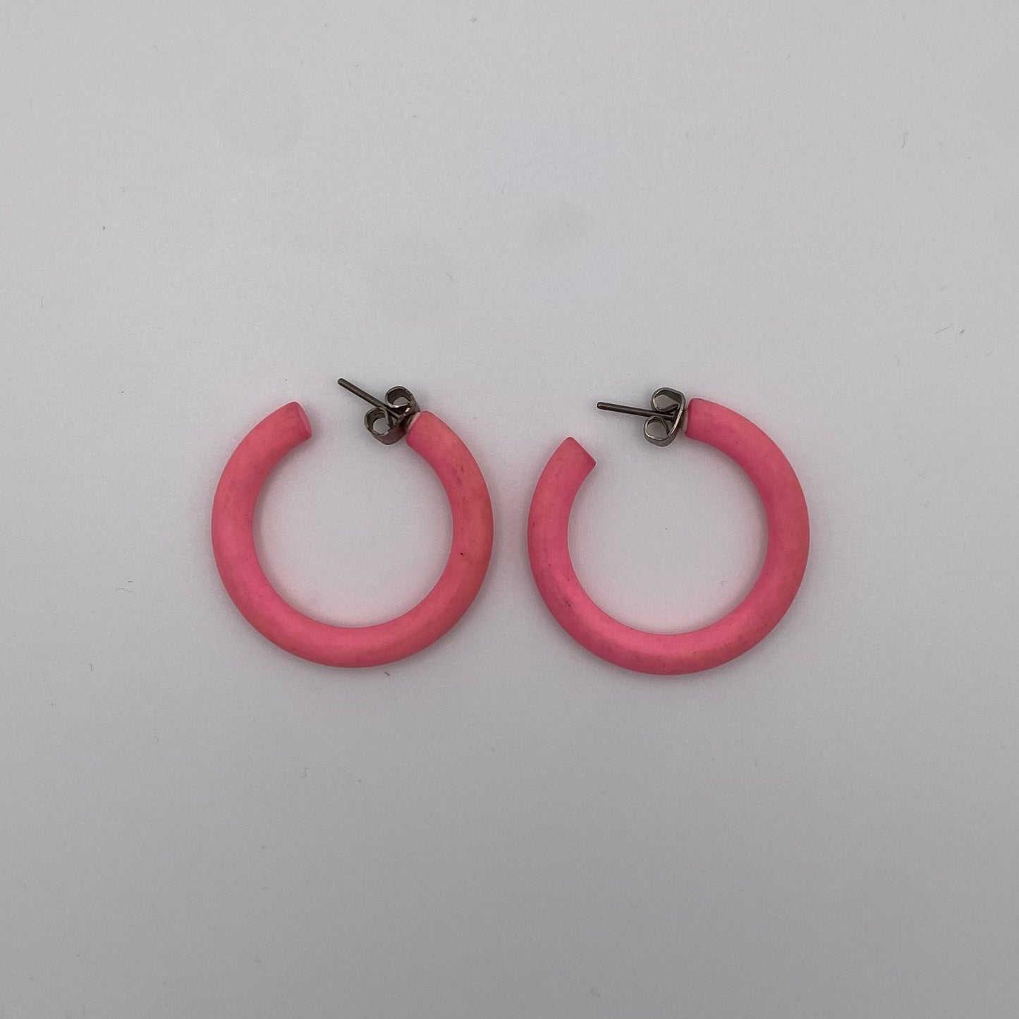 Vintage Creolen pink