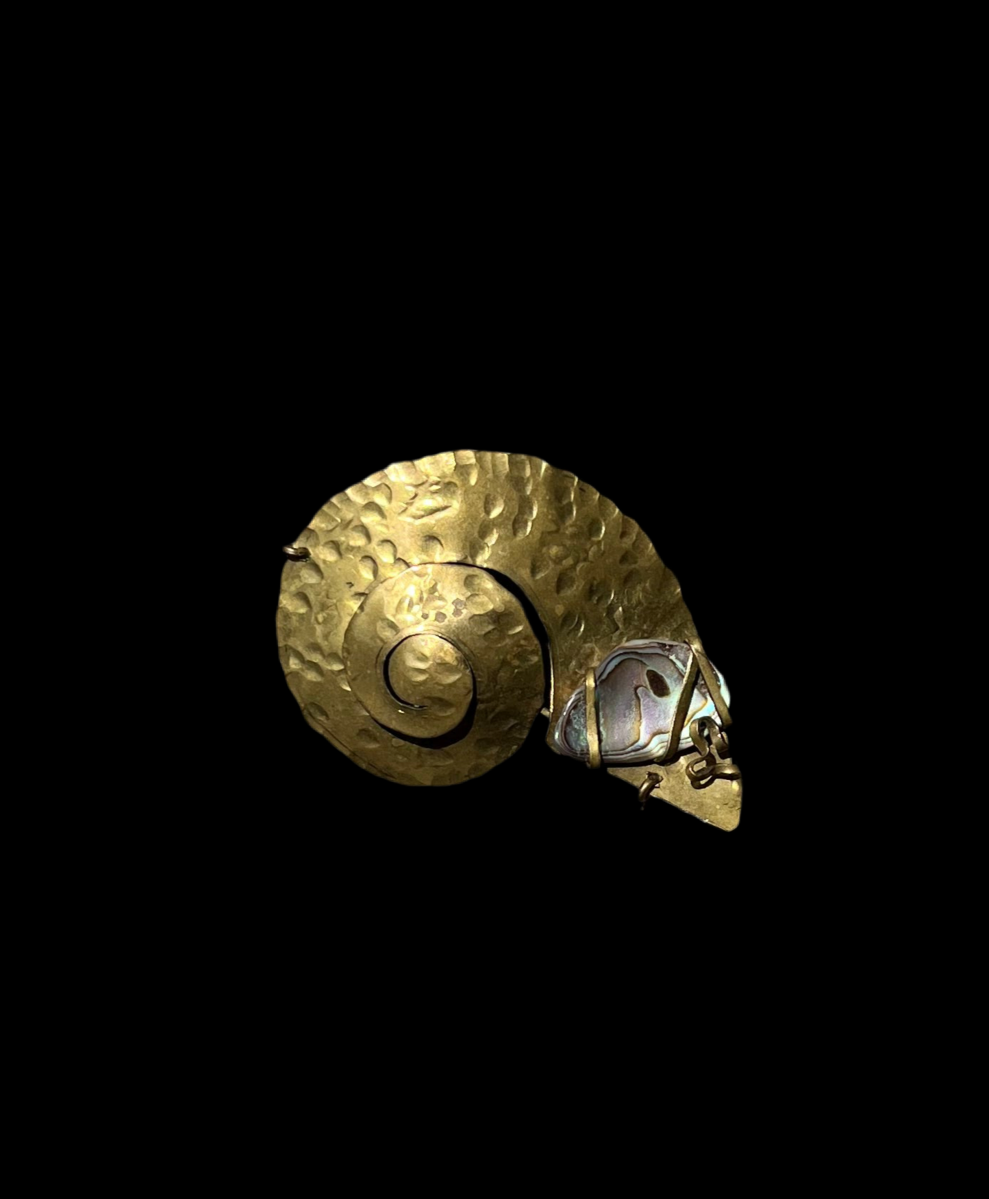 Vintage Brosche Schnecke