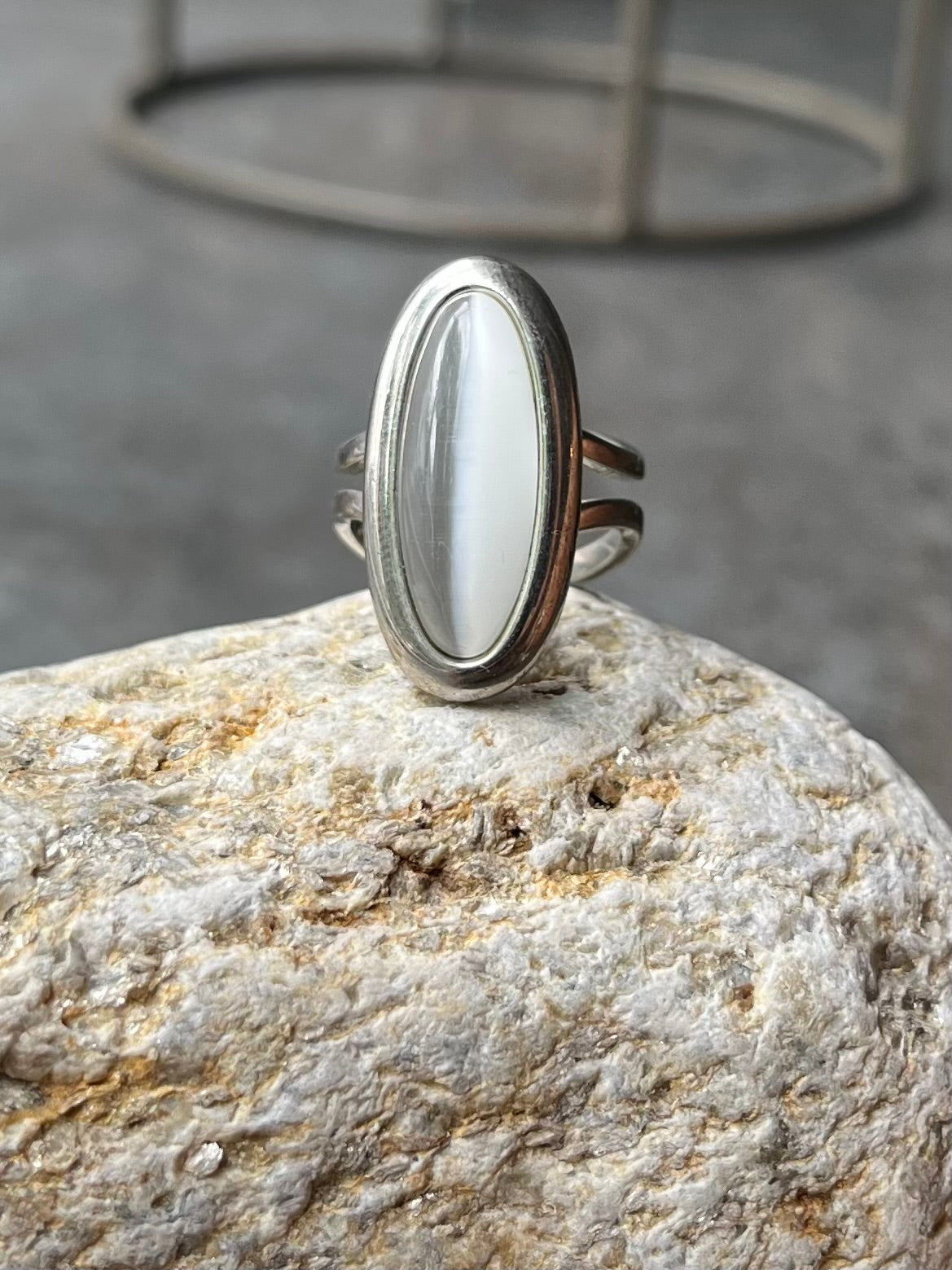 Ovaler Vintage Ring (passende Halskette erhältlich)