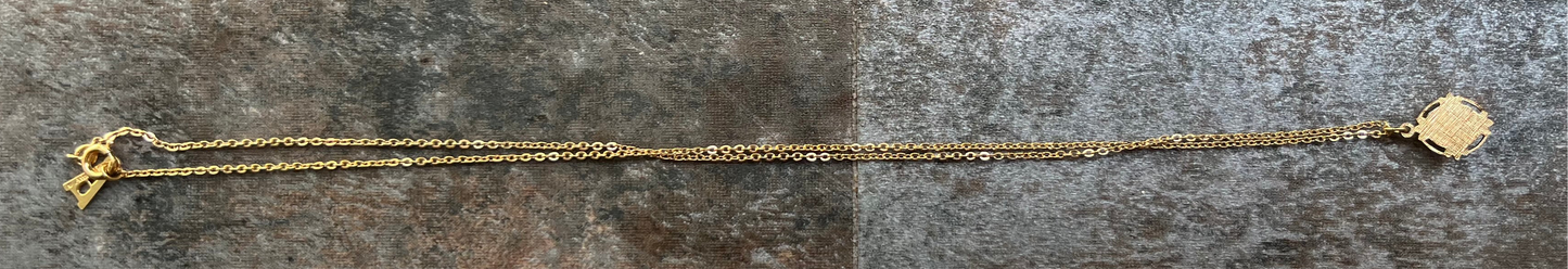 Vintage Kette mit kleinem Anhänger