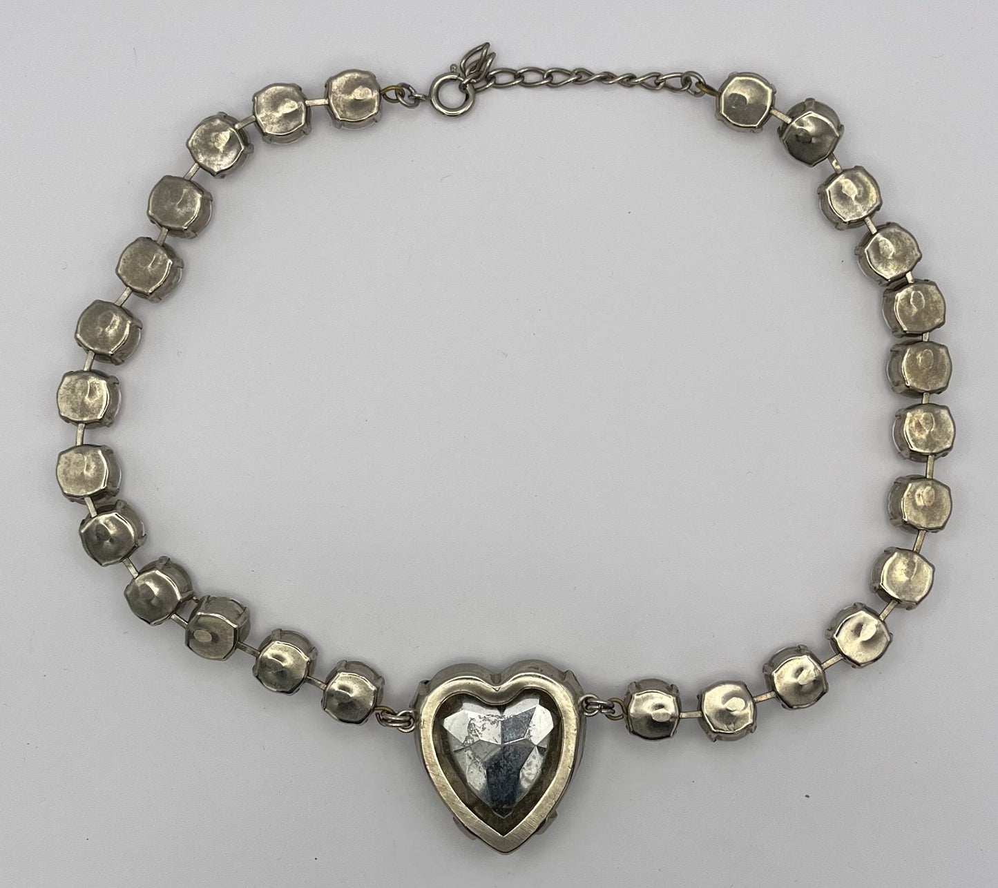 Y2K Kette mit Glitzersteinen