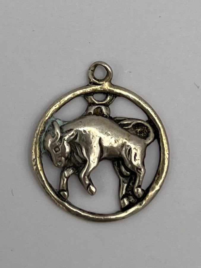 Anhänger Stier aus 925 Silber