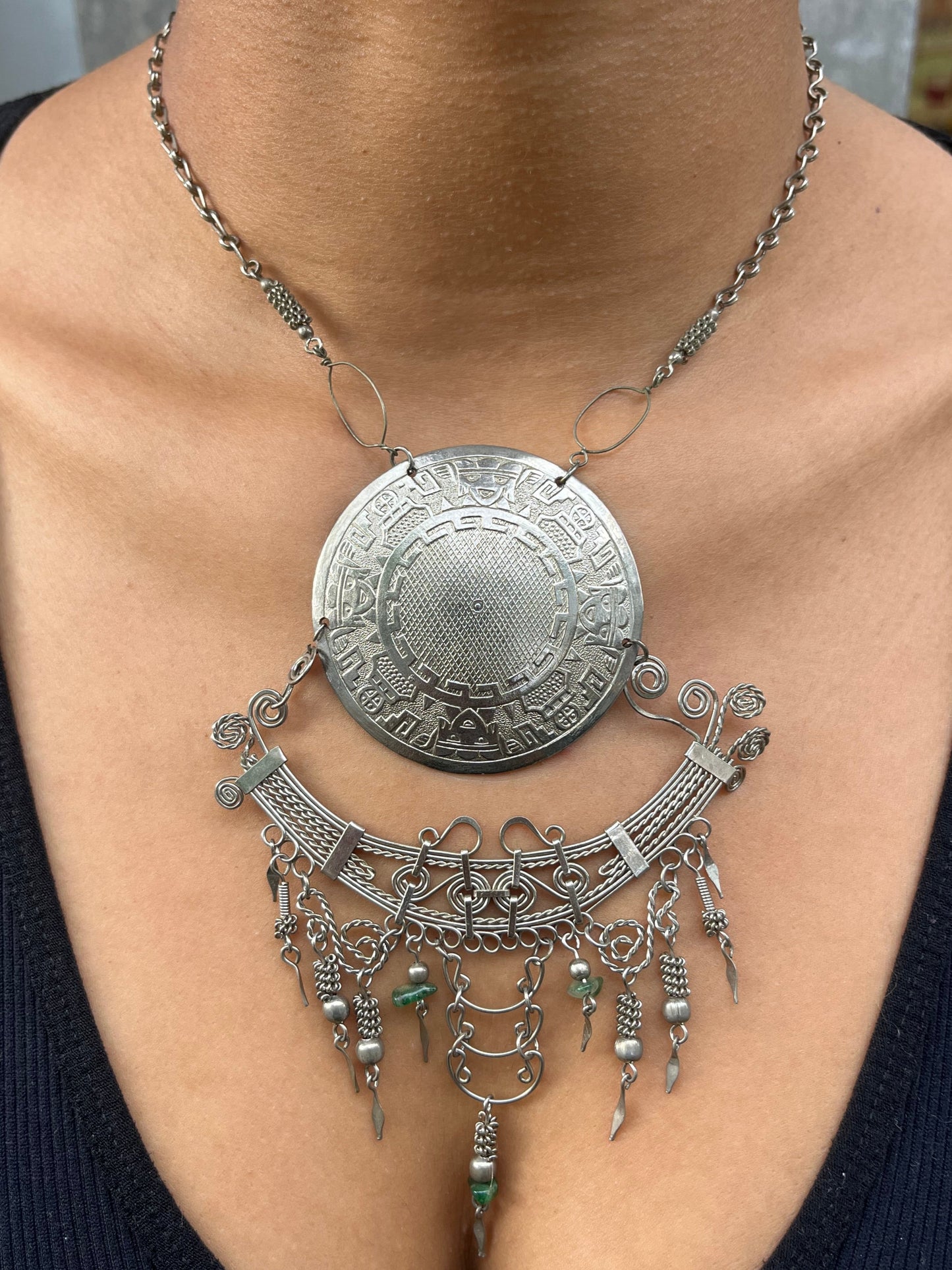 Handgemachte Statement Kette
