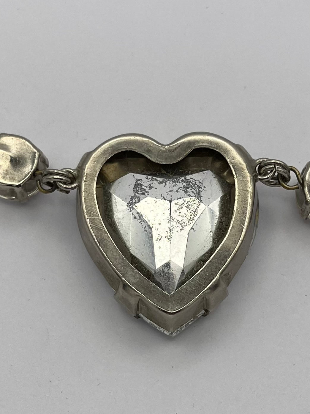 Y2K Kette mit Glitzersteinen