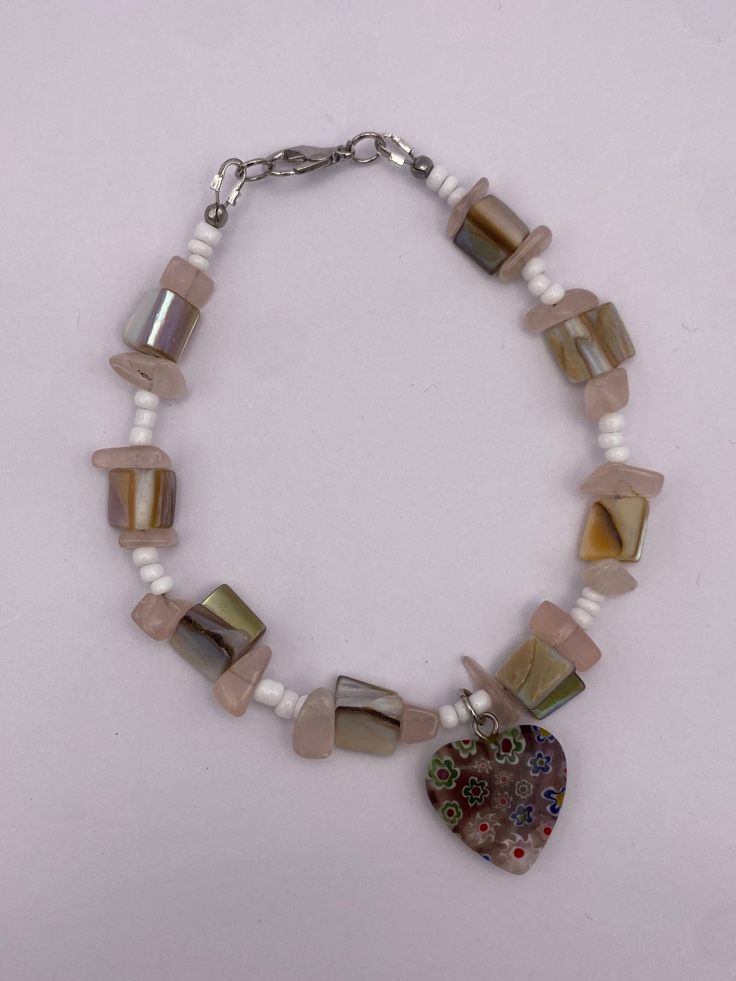 Handgemachtes Armband ,Rose’