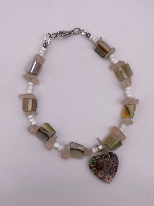 Handgemachtes Armband ,Rose’