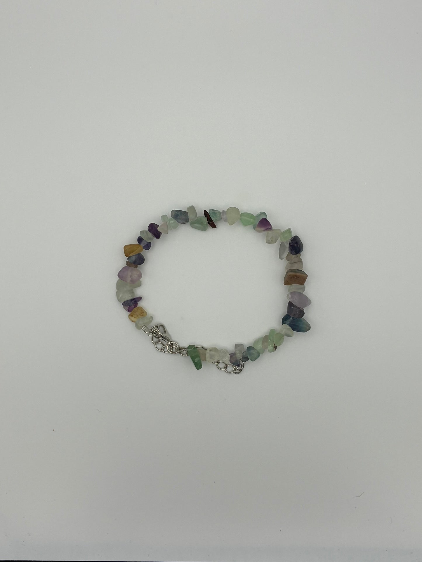 Edelstein-Armband mit Flourit-Mix