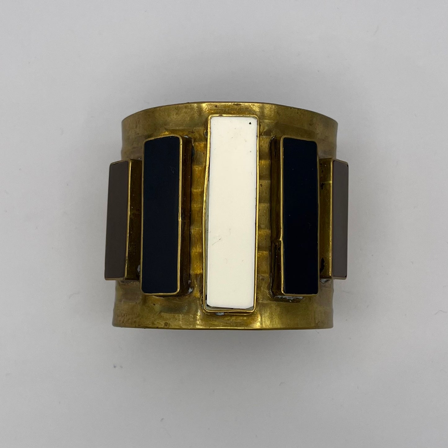 Breiter Armreif Messing