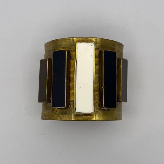 Breiter Armreif Messing
