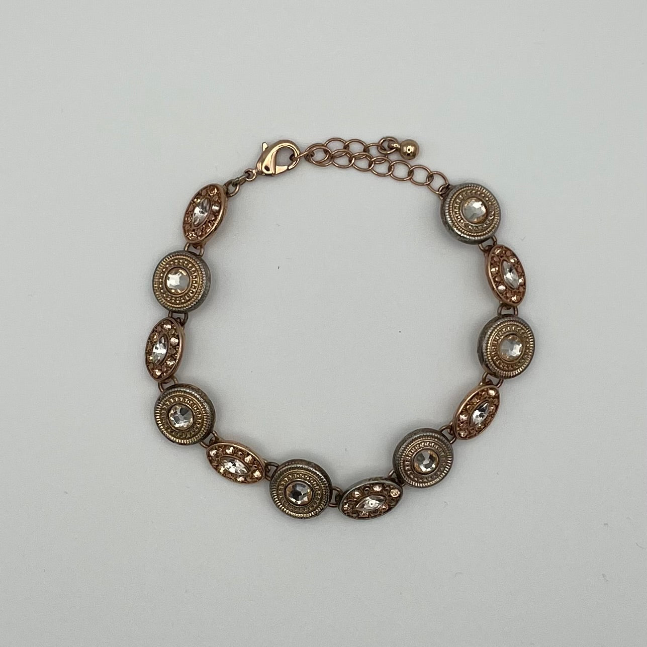 Preloved Armband mit Glitzersteinen