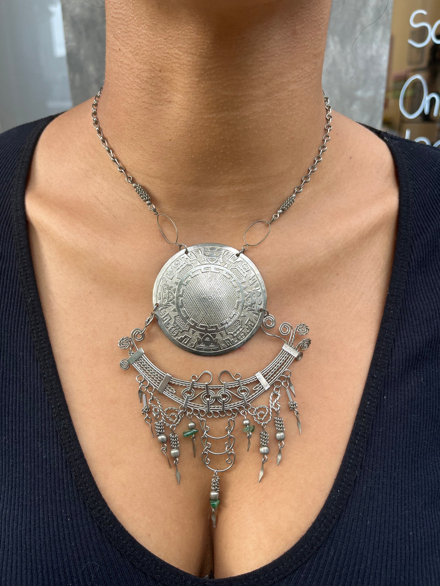 Handgemachte Statement Kette