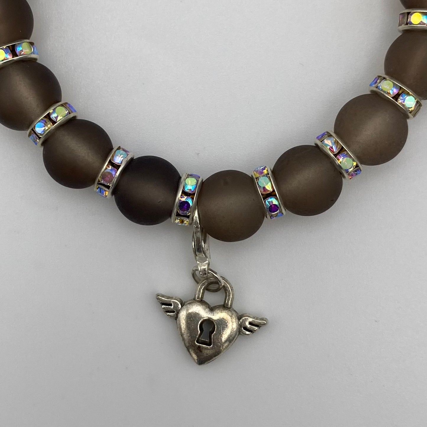 Armband mit Herzschloss-Anhänger