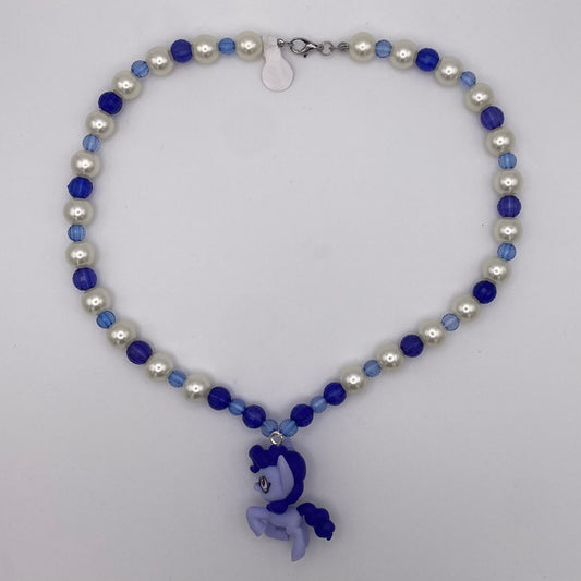 Kette mit lila Filly-Pferdchen