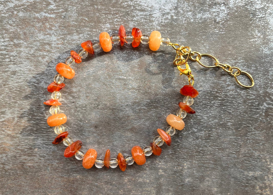 Handgemachtes Karneol Armband