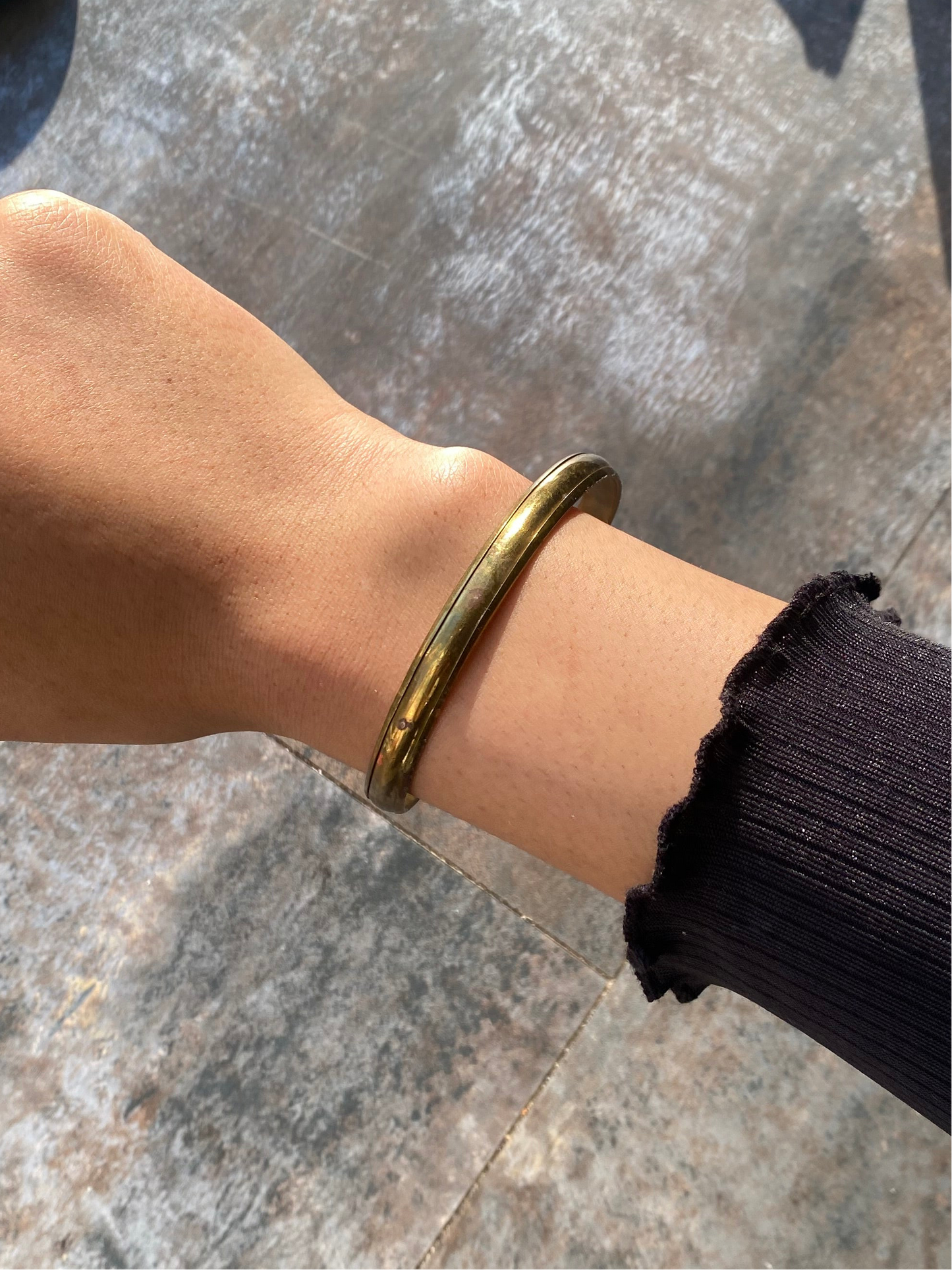 Schmaler Vintage Armreif