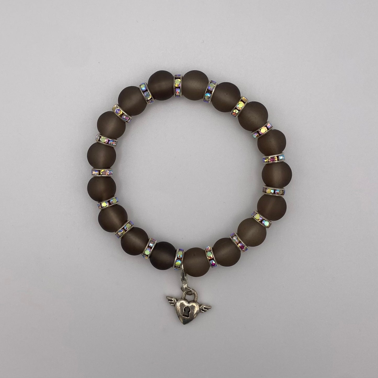 Armband mit Herzschloss-Anhänger