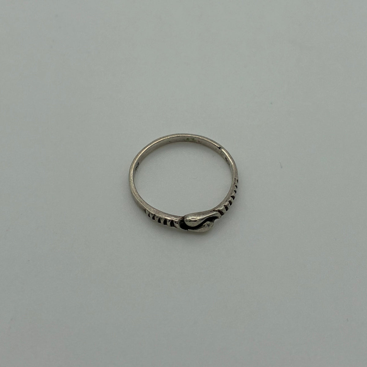 Vintage Ring „2 Schlangen“ aus 835 Silber