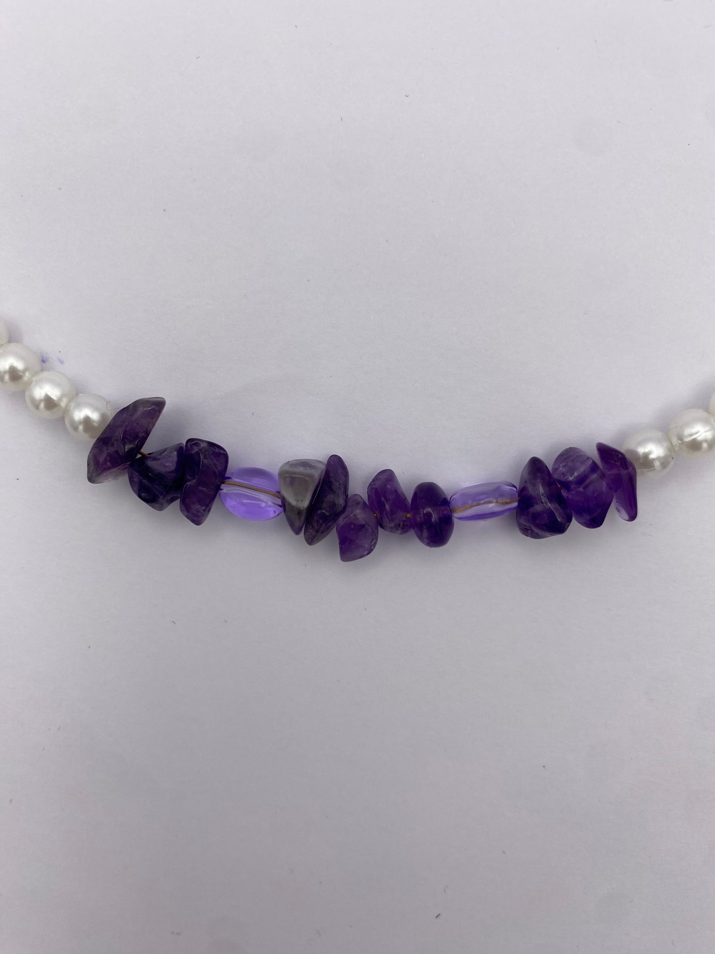 Handgemachte Halskette ‚Amethyst Dream‘