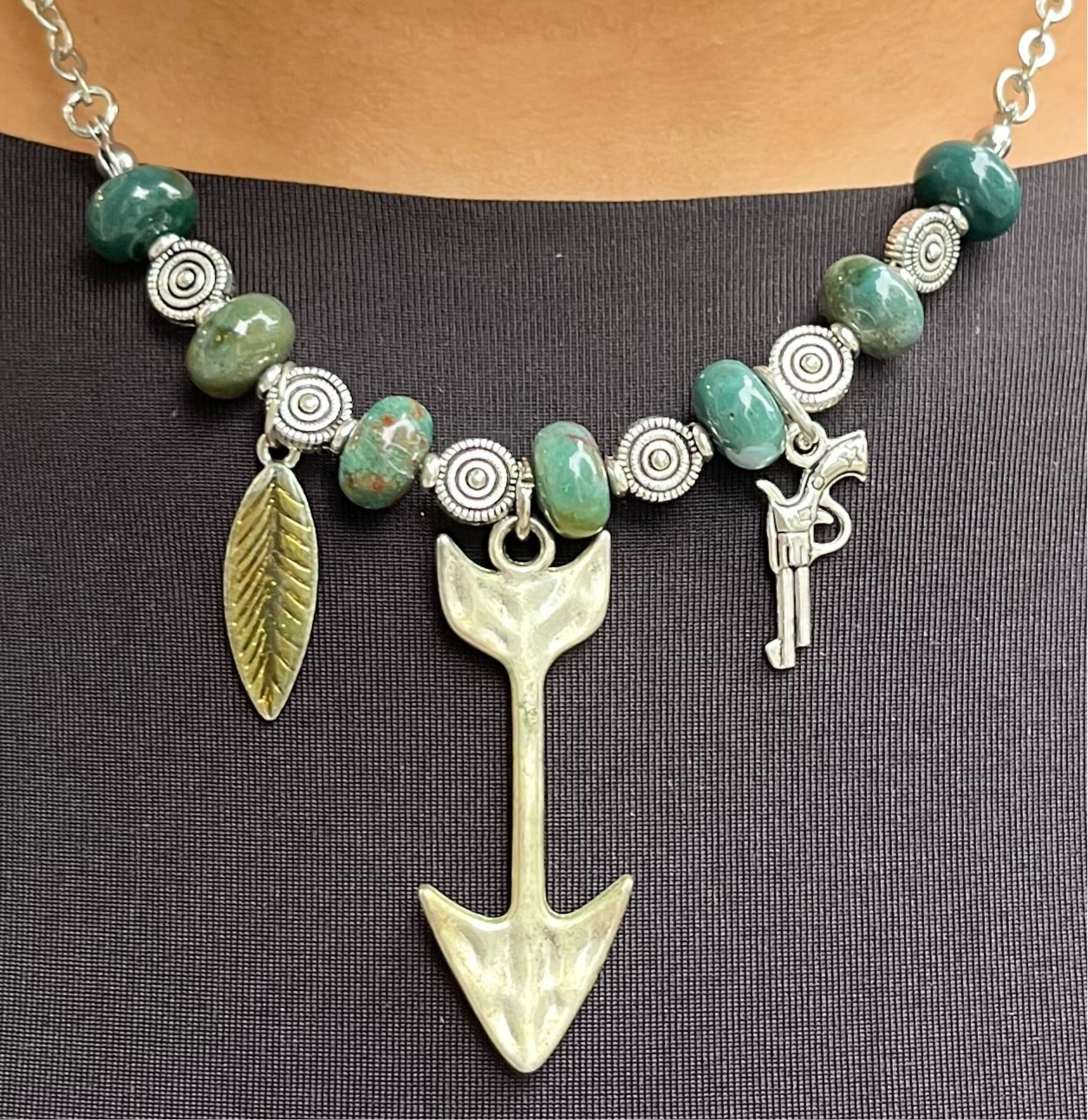 Halskette Handmade mit Charms