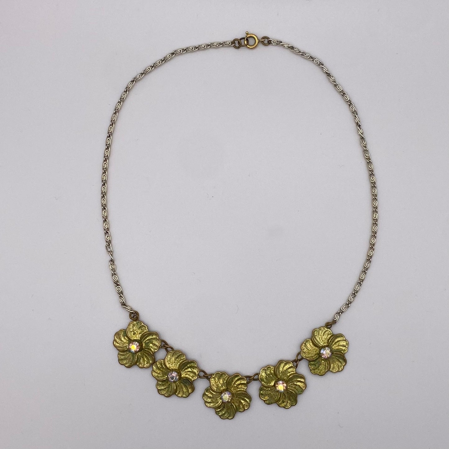 Vintage Blüten Kette