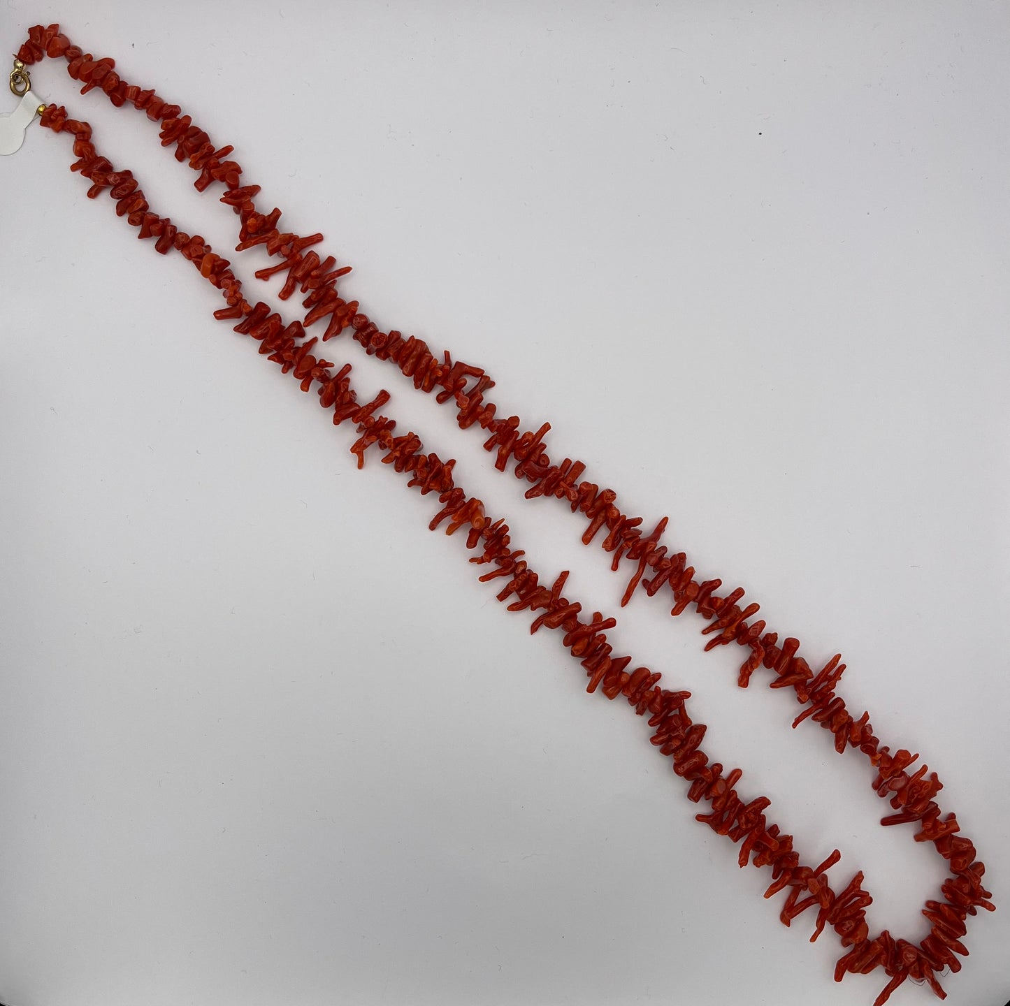 Rote Vintage Korallen-Kette