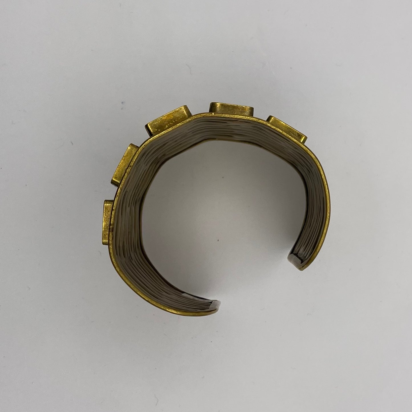Breiter Armreif Messing