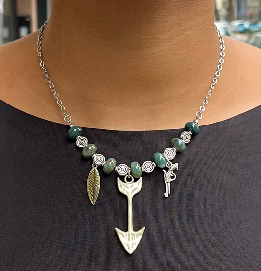 Halskette Handmade mit Charms