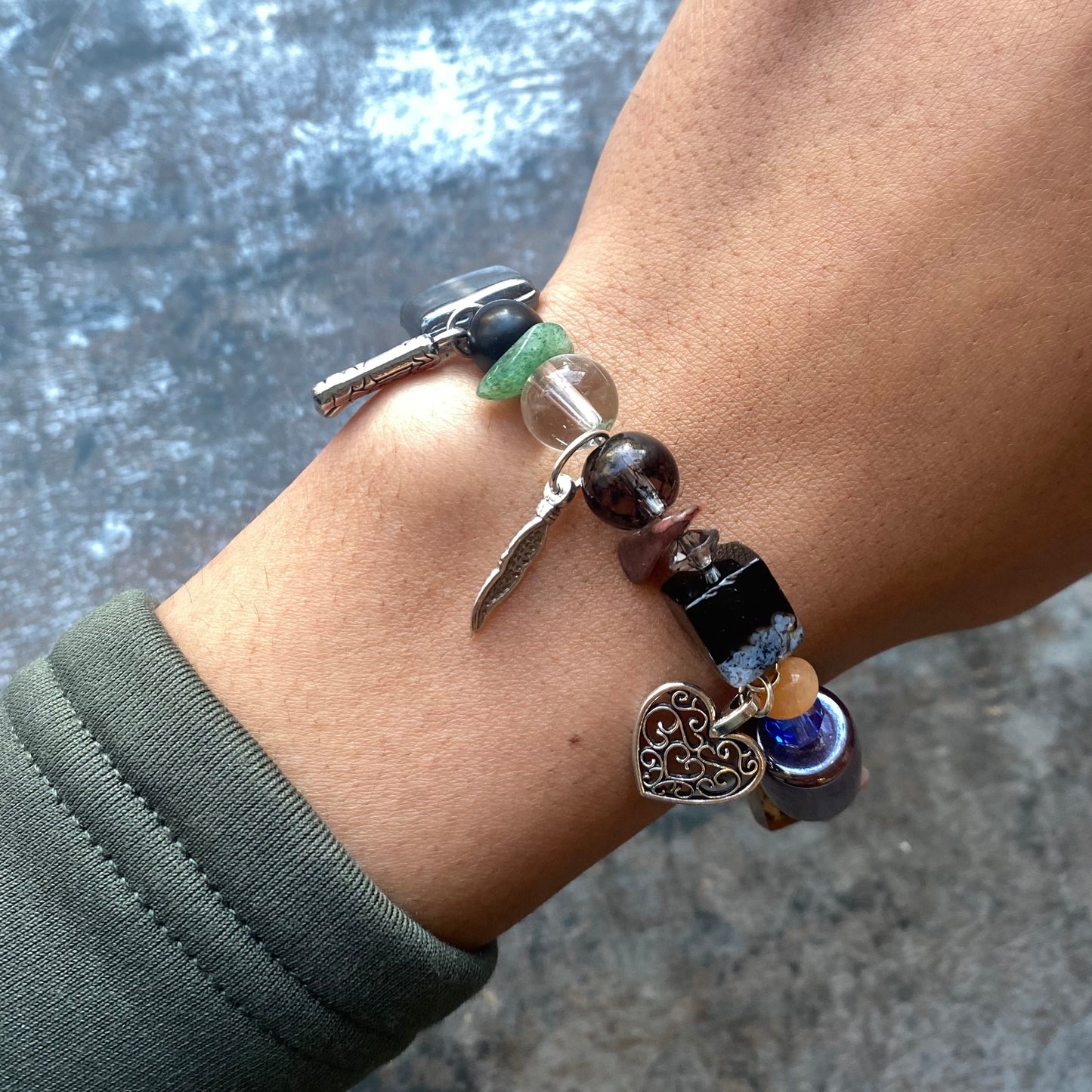 Handgemachtes Armband ‚Wild Child‘