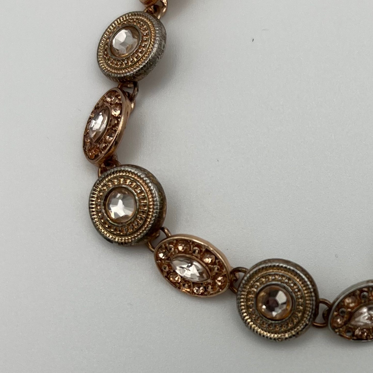 Preloved Armband mit Glitzersteinen