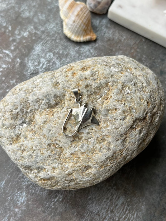 Anhänger Rochen 925 Silber