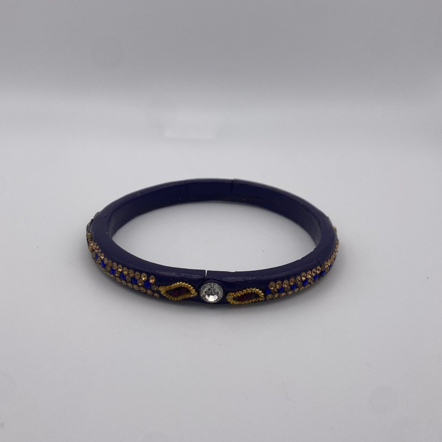 Indischer Armreif mit Glitzersteinen