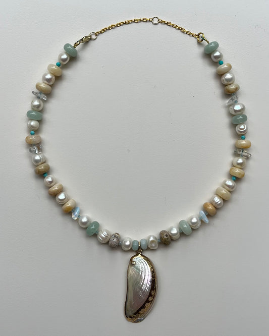 Handgemachte Muschel Kette