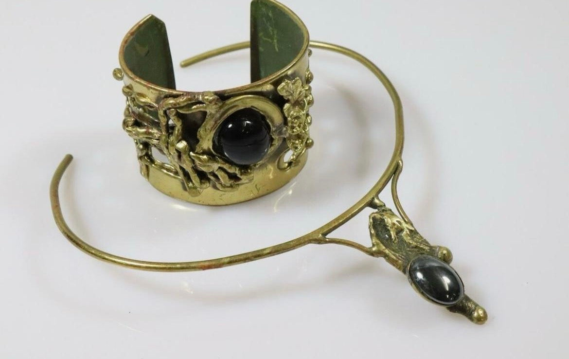 Vintage Set im Brutalismus Stil