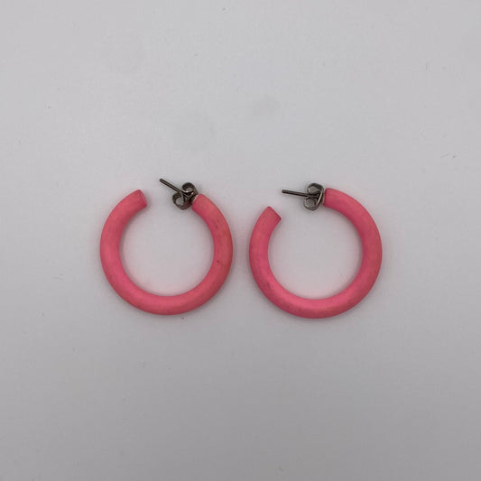 Vintage Creolen pink