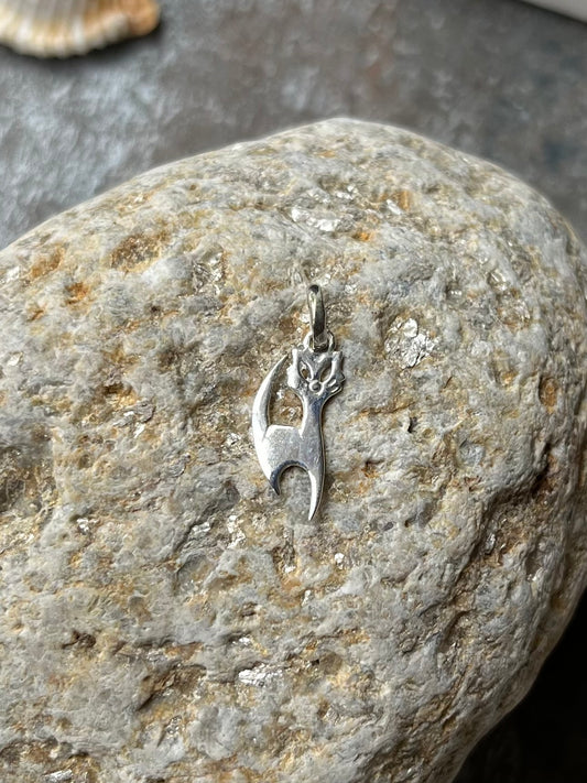 Anhänger Katze 925 Silber