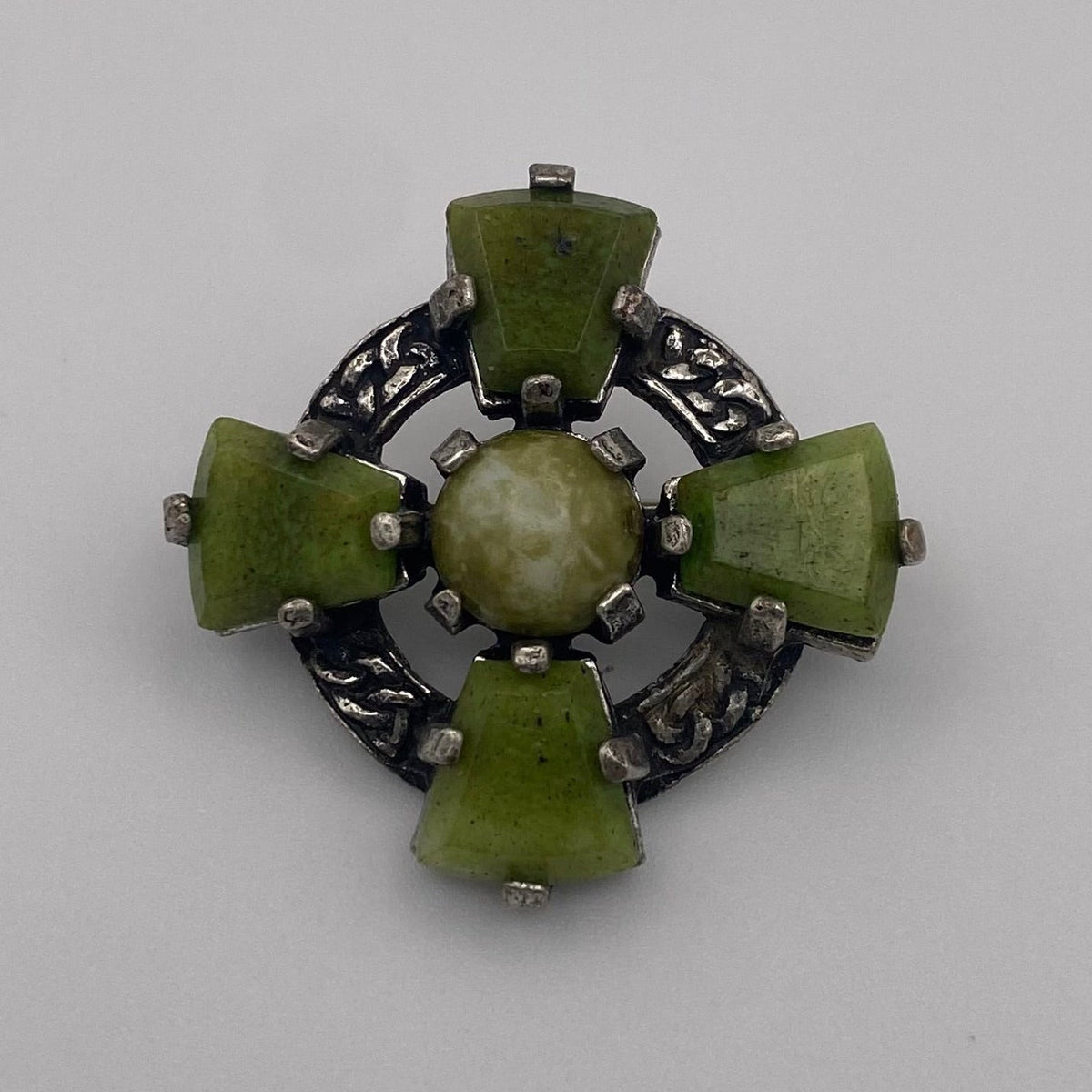 Vintage Keltische Kreuz Brosche – Miracle, ca. 1960er–70er Jahre