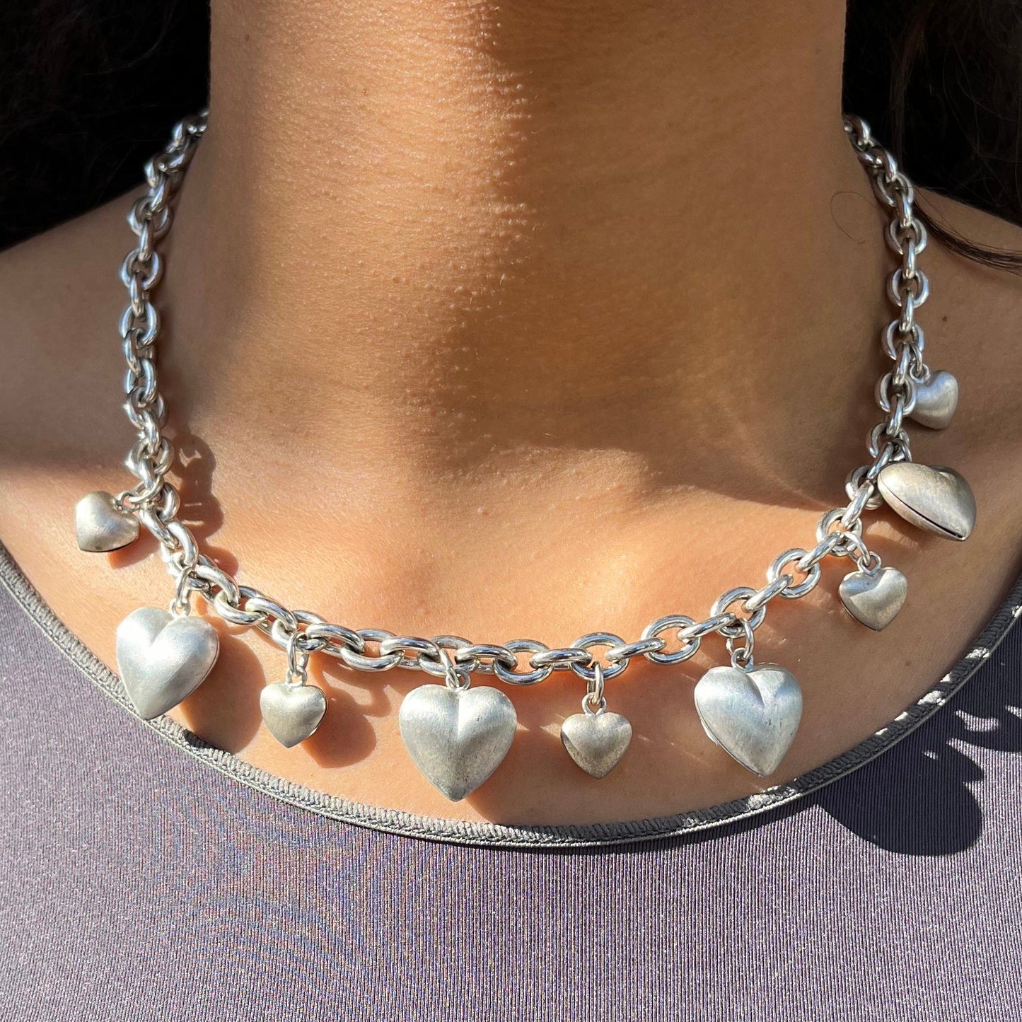 Kette mit Herzglocken