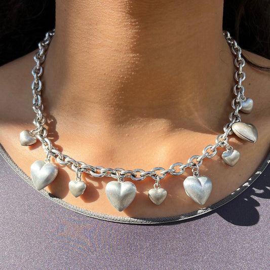 Kette mit Herzglocken