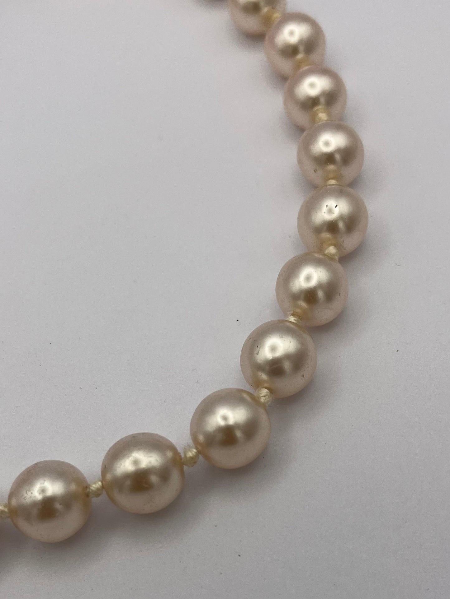 Choker/ Enge Halskette mit Perlen