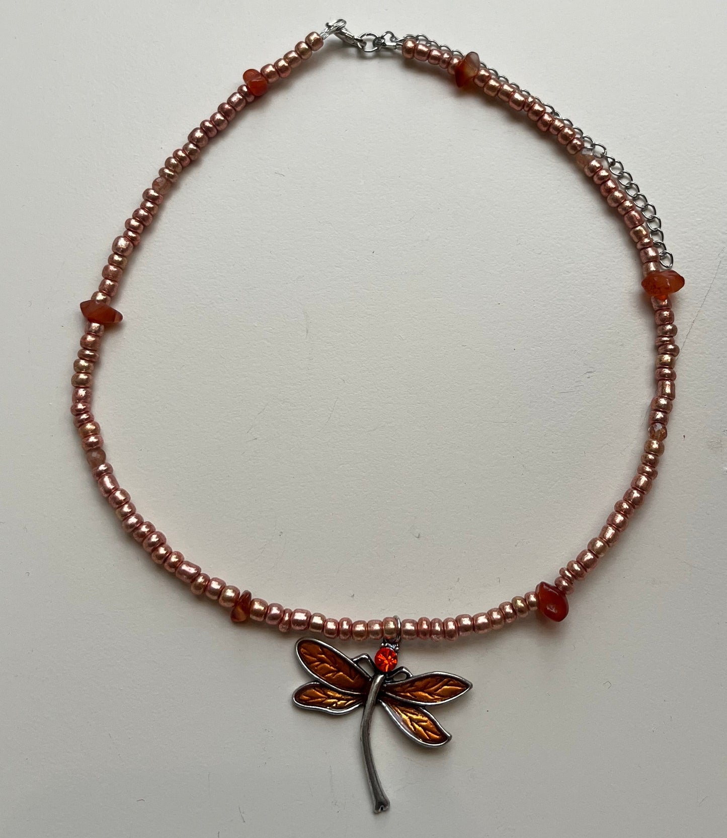 Halskette mit Libellen Charm