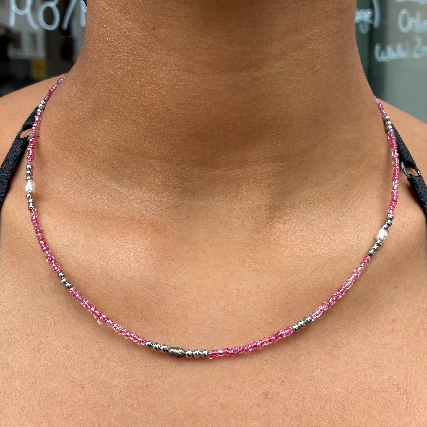 Handgemachte Halskette „Pearla‘