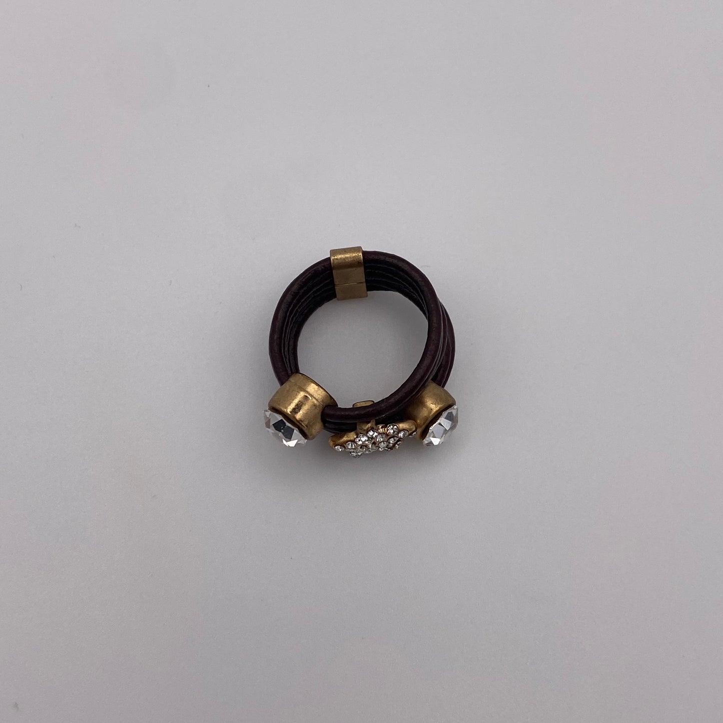 Preloved Ring mit Glitzer