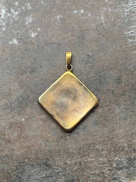 Anhänger Vintage Gold/Schwarz