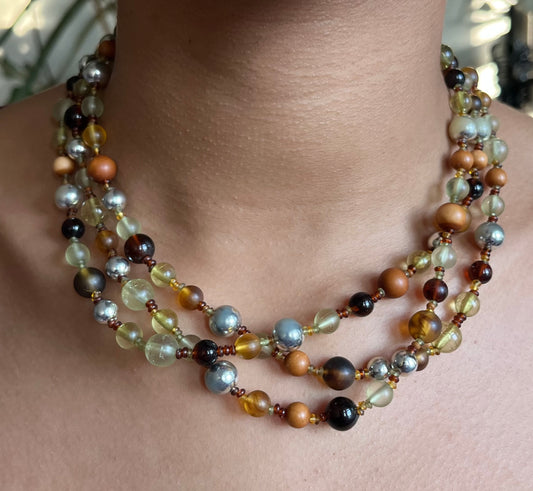 Pre-loved Kette mit drei Reihen