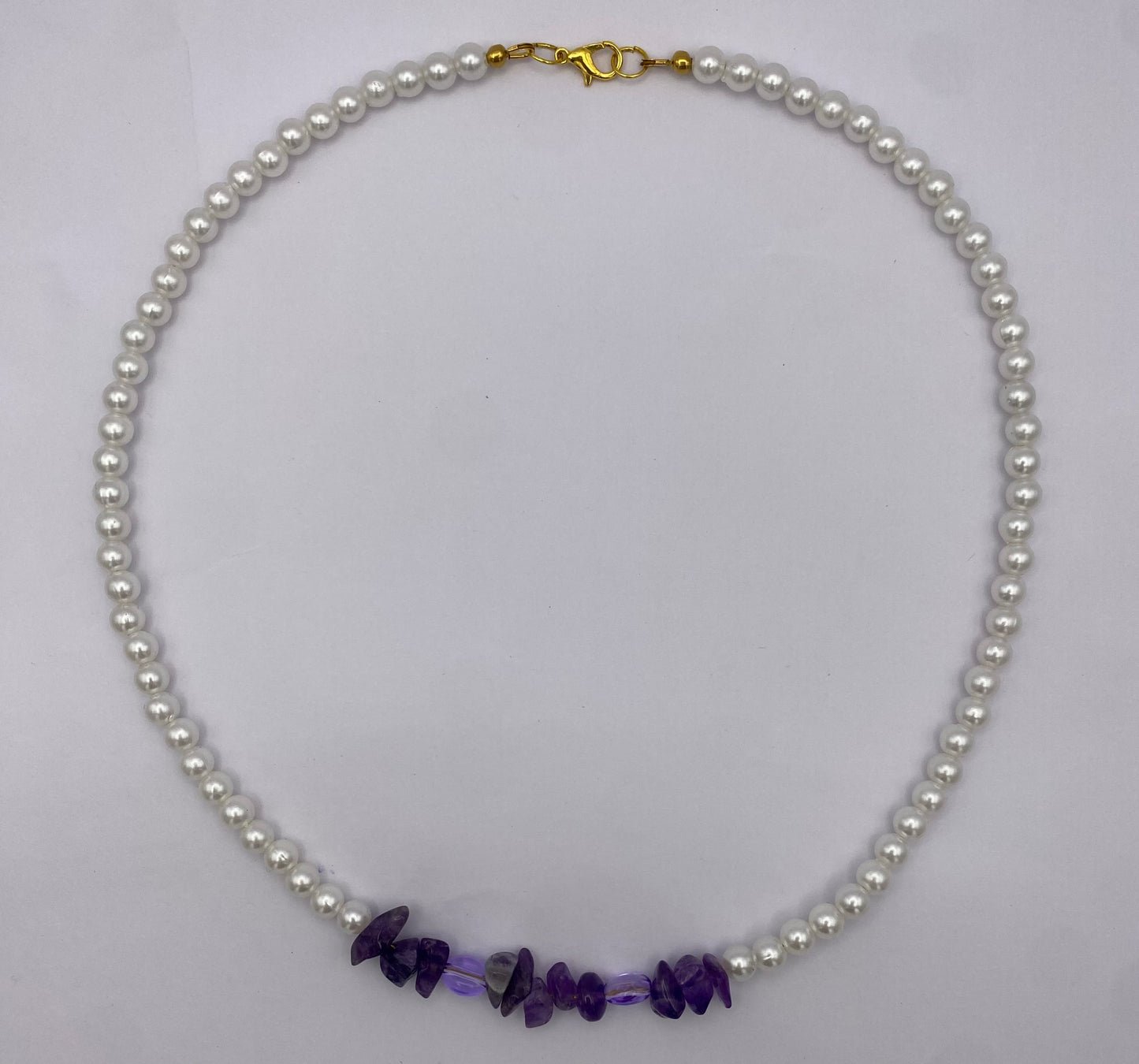 Handgemachte Halskette ‚Amethyst Dream‘